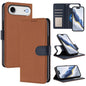 Detachable Litchi Texture Magnetic Side-Patch Vegan Leather Phone Case, For iPhone 17 Pro Max, For iPhone 17 Pro, For iPhone 17, For iPhone Air