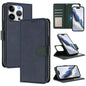 Detachable Litchi Texture Magnetic Side-Patch Vegan Leather Phone Case, For iPhone 16 Pro Max, For iPhone 16 Pro, For iPhone 16 Plus, For iPhone 16