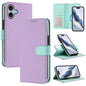 Detachable Litchi Texture Magnetic Side-Patch Vegan Leather Phone Case, For iPhone 16 Pro Max, For iPhone 16 Pro, For iPhone 16 Plus, For iPhone 16