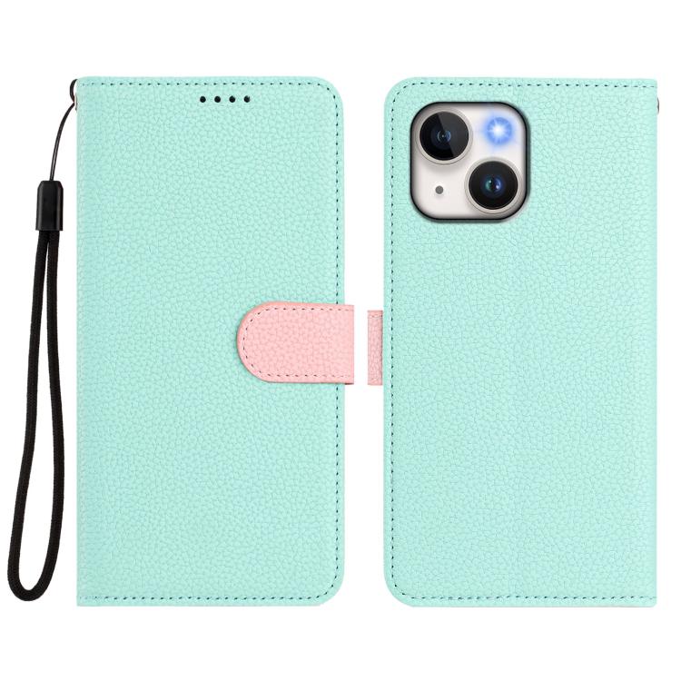 Detachable Litchi Texture Magnetic Side-Patch Vegan Leather Phone Case, For iPhone 14 Plus, For iPhone 14, For iPhone 14 Pro, For iPhone 14 Pro Max
