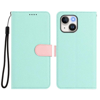 Detachable Litchi Texture Magnetic Side-Patch Vegan Leather Phone Case, For iPhone 14 Plus, For iPhone 14, For iPhone 14 Pro, For iPhone 14 Pro Max