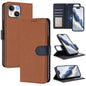 Detachable Litchi Texture Magnetic Side-Patch Vegan Leather Phone Case, For iPhone 14 Plus, For iPhone 14, For iPhone 14 Pro, For iPhone 14 Pro Max