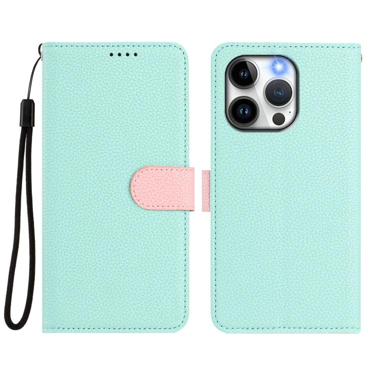 Detachable Litchi Texture Magnetic Side-Patch Vegan Leather Phone Case, For iPhone 13 Pro Max, For iPhone 13 Pro, For iPhone 13, For iPhone 12 / 12 Pro