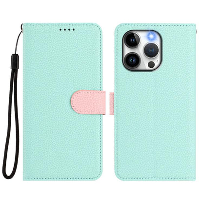 Detachable Litchi Texture Magnetic Side-Patch Vegan Leather Phone Case, For iPhone 13 Pro Max, For iPhone 13 Pro, For iPhone 13, For iPhone 12 / 12 Pro