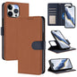 Detachable Litchi Texture Magnetic Side-Patch Vegan Leather Phone Case, For iPhone 12 Pro Max, For iPhone 11 Pro Max, For iPhone 11, For iPhone 11 Pro
