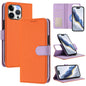 Detachable Litchi Texture Magnetic Side-Patch Vegan Leather Phone Case, For iPhone 12 Pro Max, For iPhone 11 Pro Max, For iPhone 11, For iPhone 11 Pro