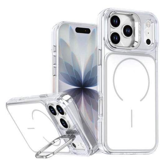 Bright Color Blocking Camera Bracket Magnetic Phone Case, For iPhone 17 Pro Max, For iPhone 17 Pro, For iPhone 17, For iPhone Air