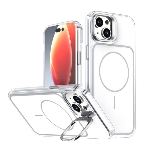 Bright Color Blocking Camera Bracket Magnetic Phone Case, For iPhone 14 Plus, For iPhone 14 / 13, For iPhone 14 Pro, For iPhone 14 Pro Max