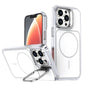 Bright Color Blocking Camera Bracket Magnetic Phone Case, For iPhone 13 Pro Max, For iPhone 13 Pro