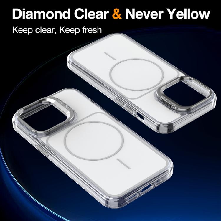Bright Color Blocking Camera Bracket Magnetic Phone Case, For iPhone 13 Pro Max, For iPhone 13 Pro