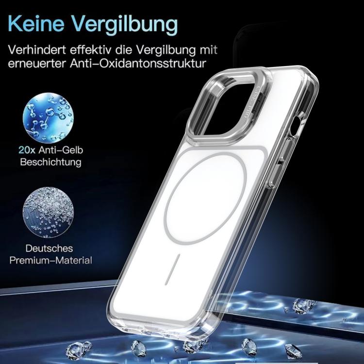 Bright Color Blocking Camera Bracket Magnetic Phone Case, For iPhone 13 Pro Max, For iPhone 13 Pro