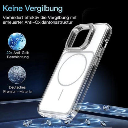 Bright Color Blocking Camera Bracket Magnetic Phone Case, For iPhone 13 Pro Max, For iPhone 13 Pro