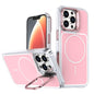 Bright Color Blocking Camera Bracket Magnetic Phone Case, For iPhone 13 Pro Max, For iPhone 13 Pro