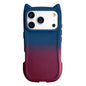 Gradient Cat Ear Design TPU Phone Case, For iPhone 17 Pro Max, For iPhone 17 Pro, For iPhone 17, For iPhone 16 Pro Max