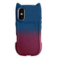 Gradient Cat Ear Design TPU Phone Case, For iPhone X / XS, For iPhone XR, For iPhone XS Max, For iPhone 7 Plus/8 Plus