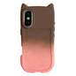 Gradient Cat Ear Design TPU Phone Case, For iPhone X / XS, For iPhone XR, For iPhone XS Max, For iPhone 7 Plus/8 Plus