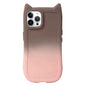 Gradient Cat Ear Design TPU Phone Case, For iPhone 17 Pro Max, For iPhone 17 Pro, For iPhone 17, For iPhone 16 Pro Max