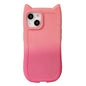 Gradient Cat Ear Design TPU Phone Case, For iPhone 14, For iPhone 14 Pro, For iPhone 14 Pro Max, For iPhone 13 Pro Max