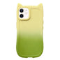 Gradient Cat Ear Design TPU Phone Case, For iPhone 12 Pro, For iPhone 11 Pro Max, For iPhone 11, For iPhone 11 Pro