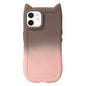 Gradient Cat Ear Design TPU Phone Case, For iPhone 12 Pro, For iPhone 11 Pro Max, For iPhone 11, For iPhone 11 Pro