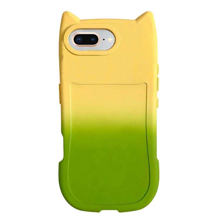 Gradient Cat Ear Design TPU Phone Case, For iPhone X / XS, For iPhone XR, For iPhone XS Max, For iPhone 7 Plus/8 Plus