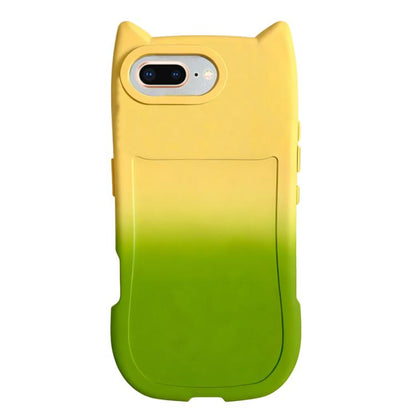 Gradient Cat Ear Design TPU Phone Case, For iPhone X / XS, For iPhone XR, For iPhone XS Max, For iPhone 7 Plus/8 Plus