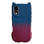Gradient Cat Ear Design TPU Phone Case, For iPhone X / XS, For iPhone XR, For iPhone XS Max, For iPhone 7 Plus/8 Plus