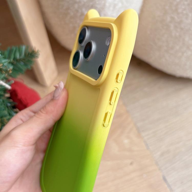 Gradient Cat Ear Design TPU Phone Case, For iPhone 12 Pro, For iPhone 11 Pro Max, For iPhone 11, For iPhone 11 Pro