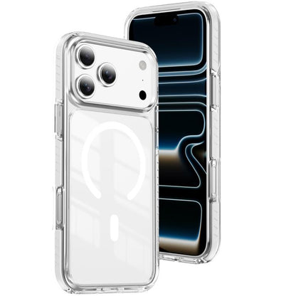 Crystal Shield Clear Magnetic Acrylic Hybrid TPU Phone Case, For iPhone 18 Pro, For iPhone 18 Pro Max, For iPhone 17 Pro Max