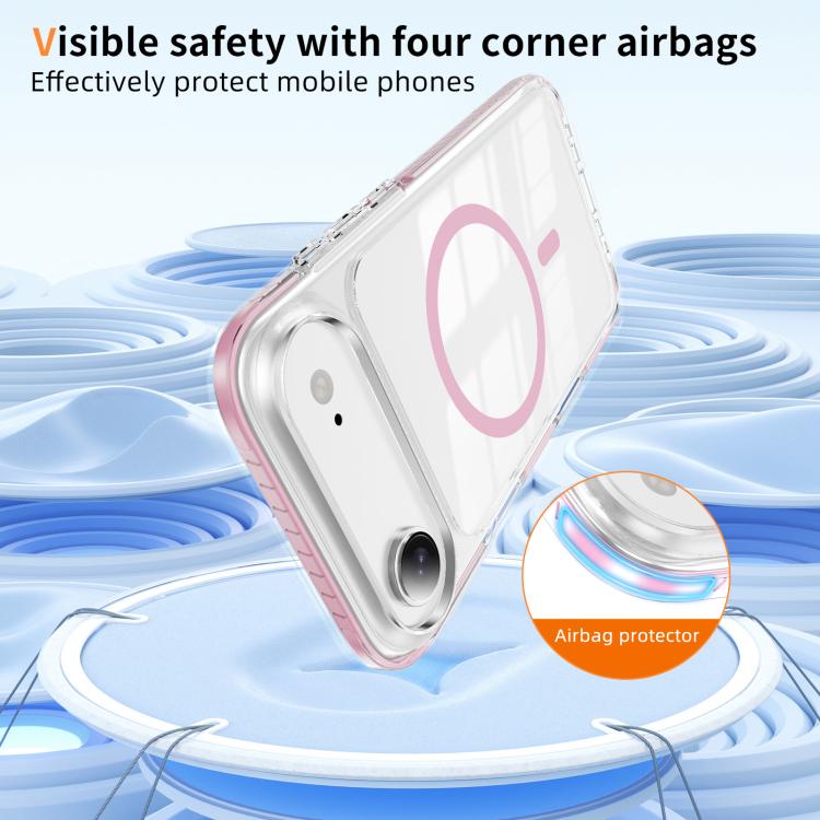 Crystal Shield Clear Magnetic Acrylic Hybrid TPU Phone Case, For iPhone Air, For iPhone 16 Pro Max, For iPhone 16 Pro