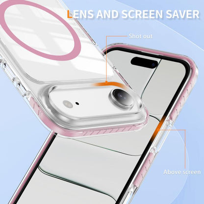 Crystal Shield Clear Magnetic Acrylic Hybrid TPU Phone Case, For iPhone Air, For iPhone 16 Pro Max, For iPhone 16 Pro