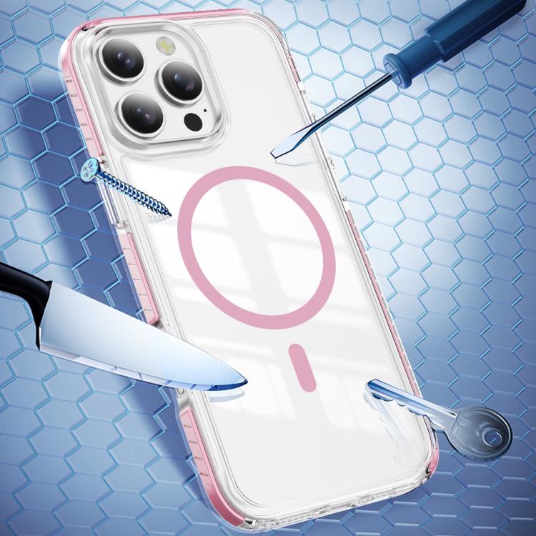 Crystal Shield Clear Magnetic Acrylic Hybrid TPU Phone Case, For iPhone 16 Pro Max, For iPhone 16 Pro, For iPhone 16 Plus