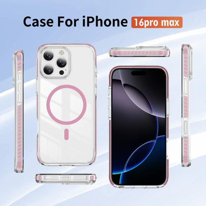 Crystal Shield Clear Magnetic Acrylic Hybrid TPU Phone Case, For iPhone 16 Pro Max, For iPhone 16 Pro, For iPhone 16 Plus