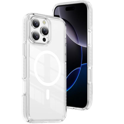 Crystal Shield Clear Magnetic Acrylic Hybrid TPU Phone Case, For iPhone Air, For iPhone 16 Pro Max, For iPhone 16 Pro