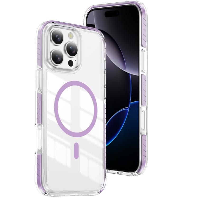 Crystal Shield Clear Magnetic Acrylic Hybrid TPU Phone Case, For iPhone Air, For iPhone 16 Pro Max, For iPhone 16 Pro