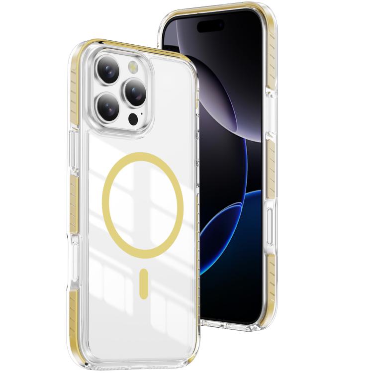 Crystal Shield Clear Magnetic Acrylic Hybrid TPU Phone Case, For iPhone Air, For iPhone 16 Pro Max, For iPhone 16 Pro