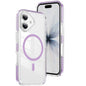 Crystal Shield Clear Magnetic Acrylic Hybrid TPU Phone Case, For iPhone 16 Plus, For iPhone 16, For iPhone 15 Pro Max