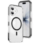 Crystal Shield Clear Magnetic Acrylic Hybrid TPU Phone Case, For iPhone 16 Plus, For iPhone 16, For iPhone 15 Pro Max
