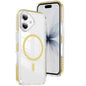 Crystal Shield Clear Magnetic Acrylic Hybrid TPU Phone Case, For iPhone 16 Plus, For iPhone 16, For iPhone 15 Pro Max