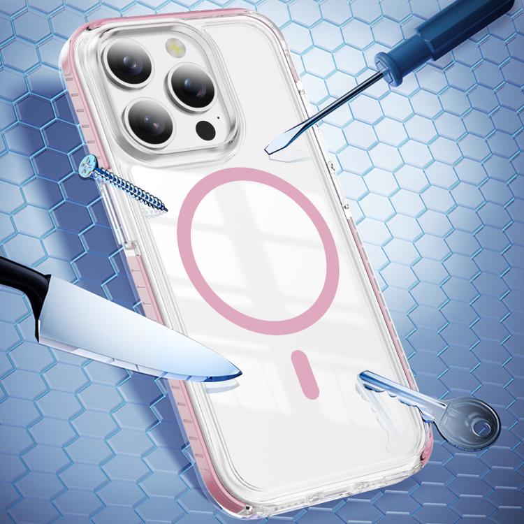 Crystal Shield Clear Magnetic Acrylic Hybrid TPU Phone Case, For iPhone 15 Pro, For iPhone 15 Plus, For iPhone 15