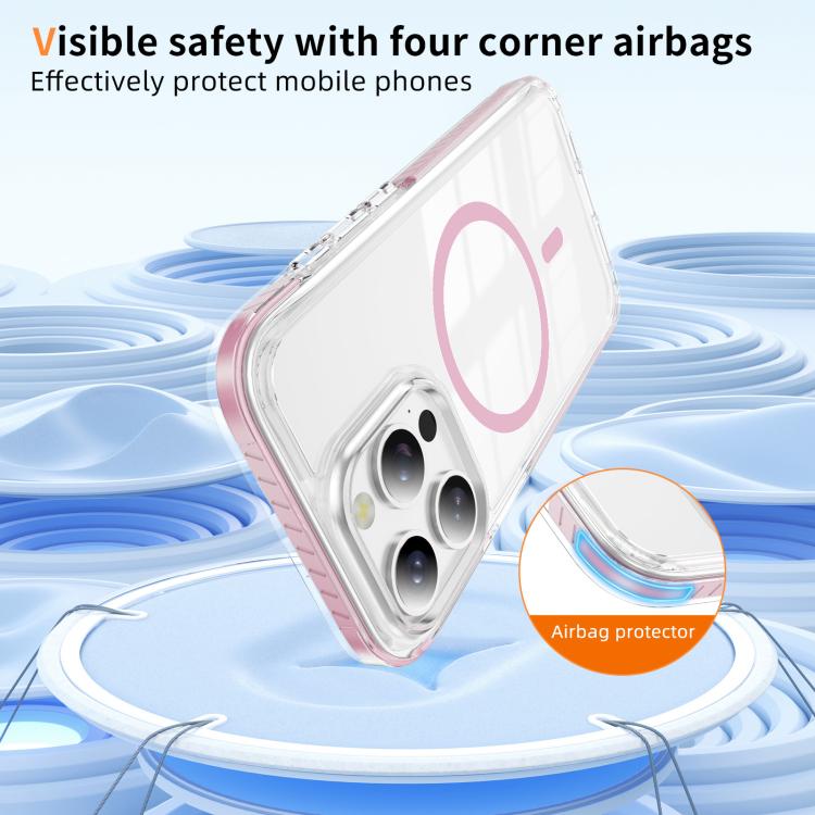 Crystal Shield Clear Magnetic Acrylic Hybrid TPU Phone Case, For iPhone 15 Pro, For iPhone 15 Plus, For iPhone 15