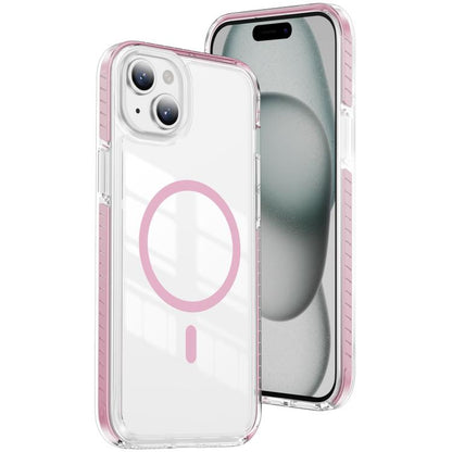 Crystal Shield Clear Magnetic Acrylic Hybrid TPU Phone Case, For iPhone 15 Pro, For iPhone 15 Plus, For iPhone 15