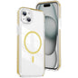 Crystal Shield Clear Magnetic Acrylic Hybrid TPU Phone Case, For iPhone 15 Pro, For iPhone 15 Plus, For iPhone 15