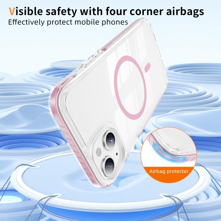 Crystal Shield Clear Magnetic Acrylic Hybrid TPU Phone Case, For iPhone 14 Plus, For iPhone 14 / 13, For iPhone 14 Pro
