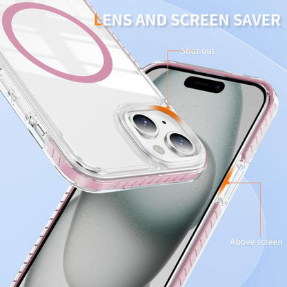 Crystal Shield Clear Magnetic Acrylic Hybrid TPU Phone Case, For iPhone 14 Plus, For iPhone 14 / 13, For iPhone 14 Pro