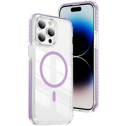Crystal Shield Clear Magnetic Acrylic Hybrid TPU Phone Case, For iPhone 14 Plus, For iPhone 14 / 13, For iPhone 14 Pro
