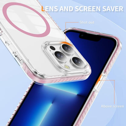 Crystal Shield Clear Magnetic Acrylic Hybrid TPU Phone Case, For iPhone 13 Pro Max, For iPhone 13 Pro, For iPhone 12 / 12 Pro