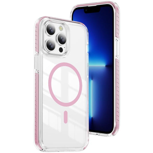 Crystal Shield Clear Magnetic Acrylic Hybrid TPU Phone Case, For iPhone 13 Pro Max, For iPhone 13 Pro, For iPhone 12 / 12 Pro