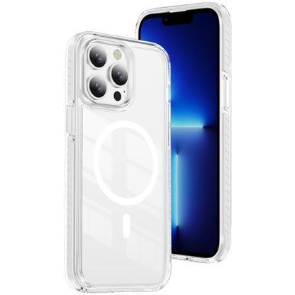 Crystal Shield Clear Magnetic Acrylic Hybrid TPU Phone Case, For iPhone 13 Pro Max, For iPhone 13 Pro, For iPhone 12 / 12 Pro