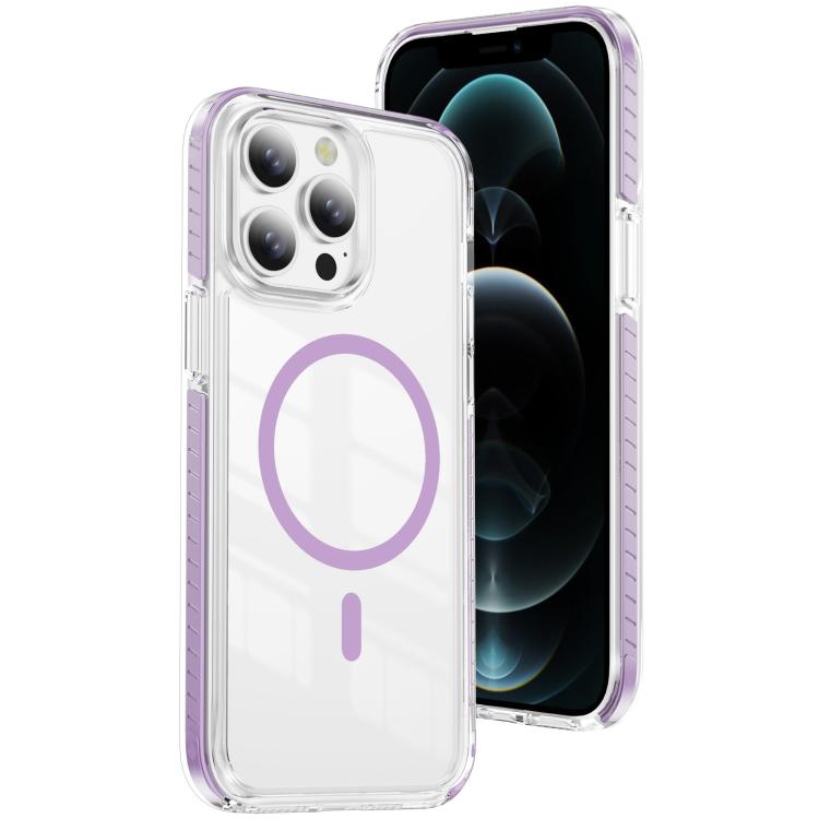 Crystal Shield Clear Magnetic Acrylic Hybrid TPU Phone Case, For iPhone 12 / 12 Pro, For iPhone 12 Pro Max